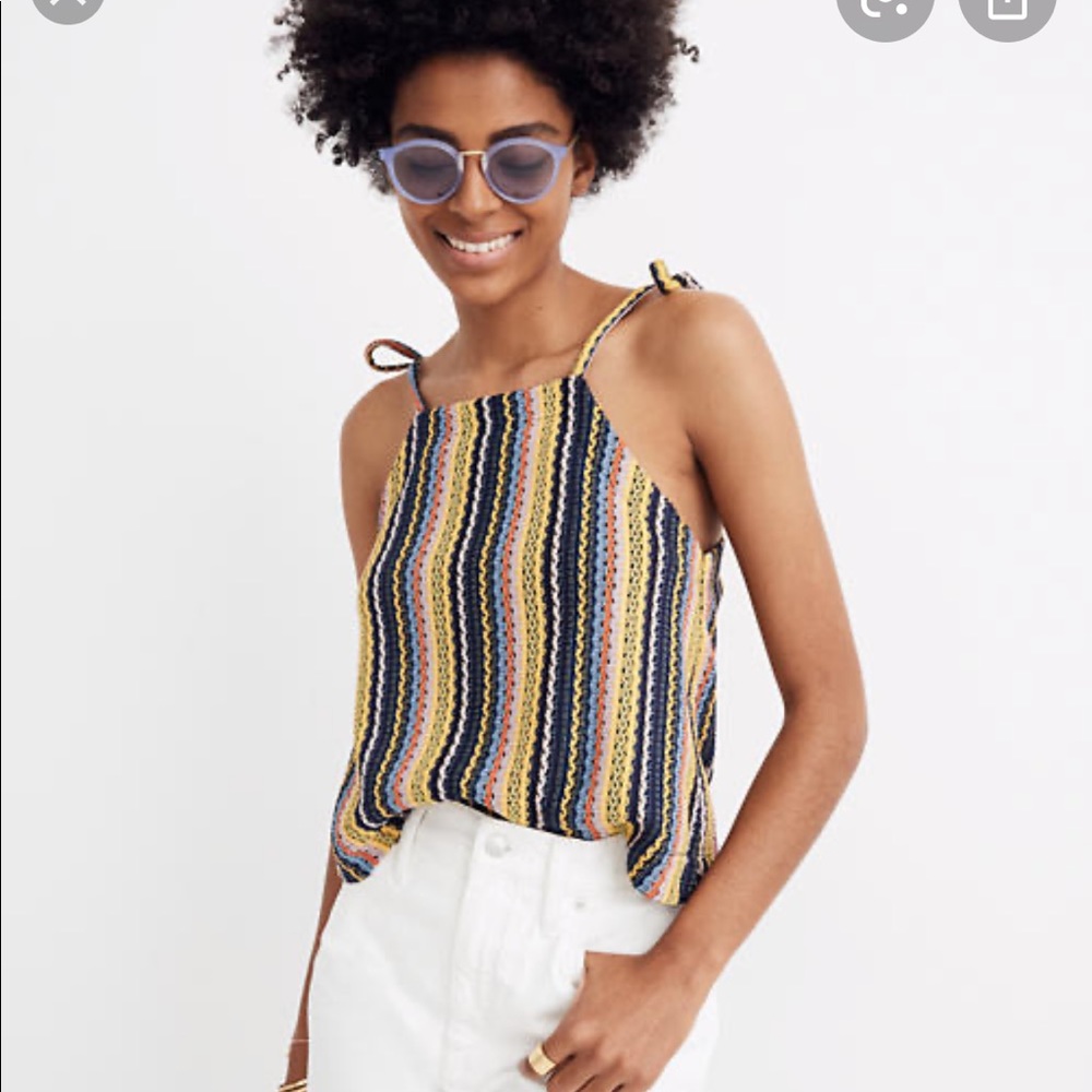 NWT Madewell texture and thread vintage tank top